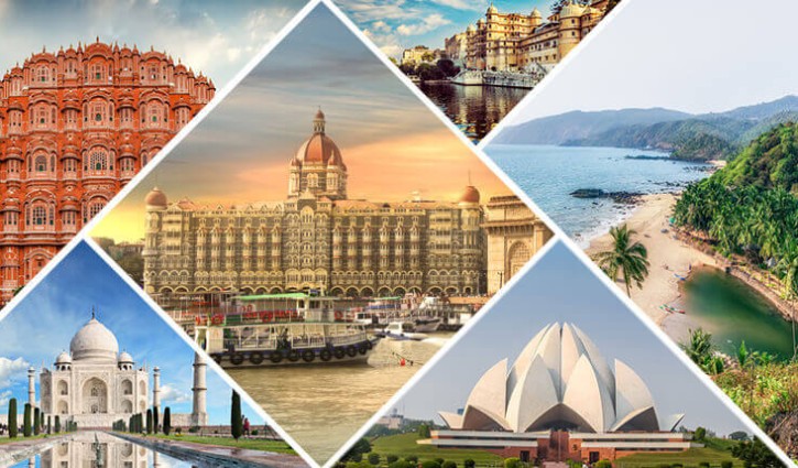 Top destination for travel in India